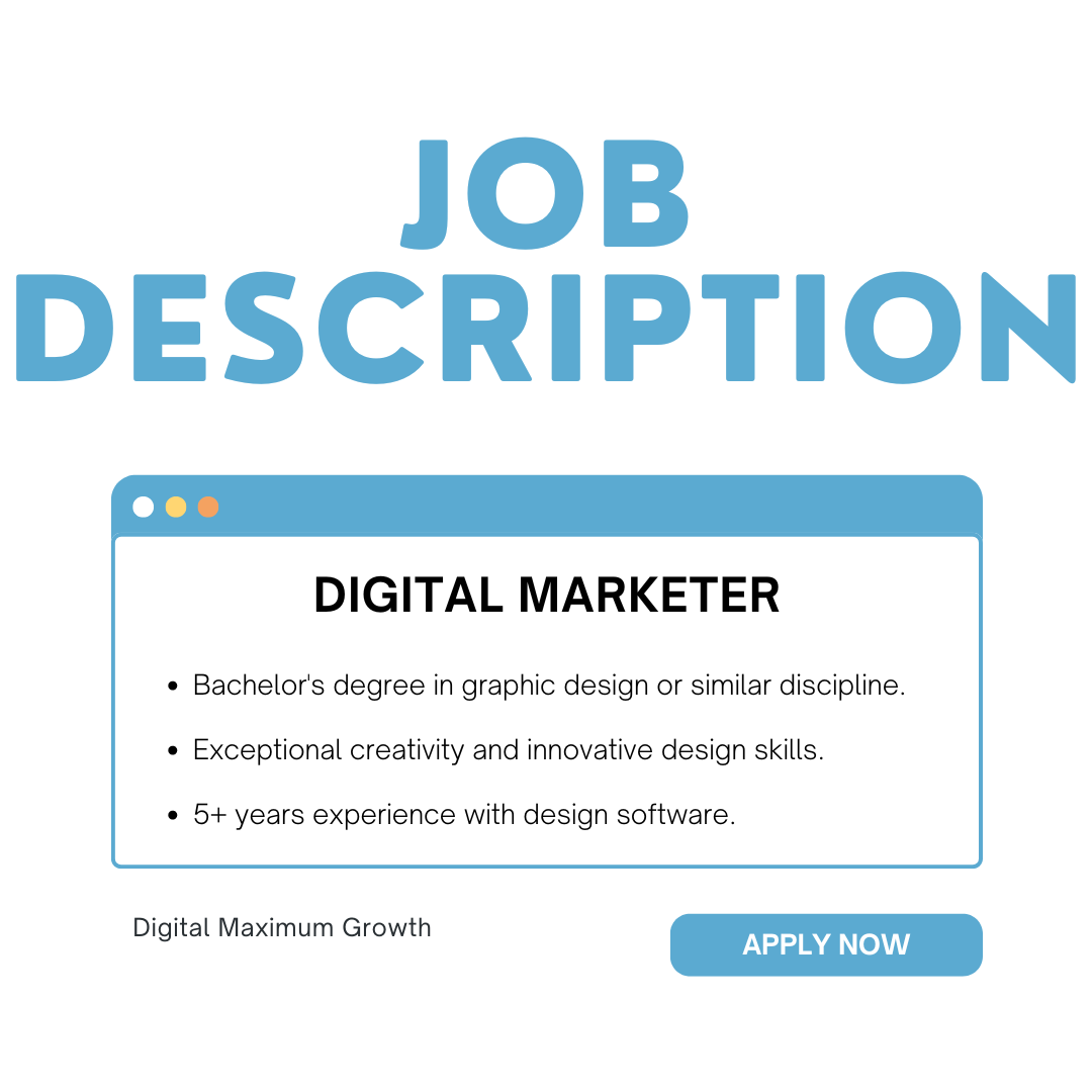 Digital Marketing Job Descriptions 20 – Digital Maximum Growth